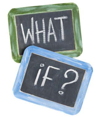 What if question clipart