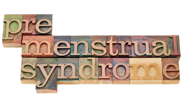 Sindrome premestruale — Foto Stock