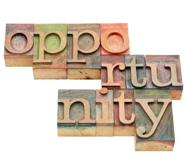 Opportunity word — Stock Photo, Image
