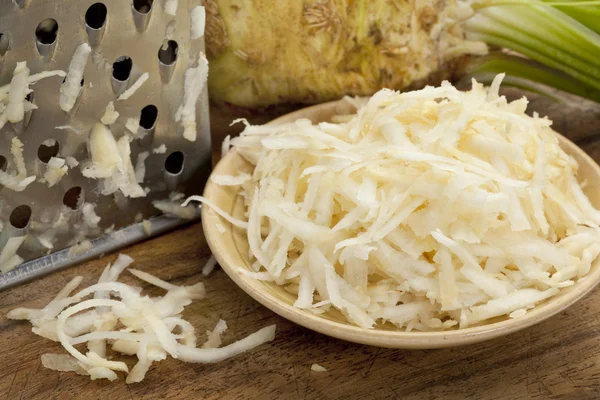 Celery root grated — Stock Photo, Image