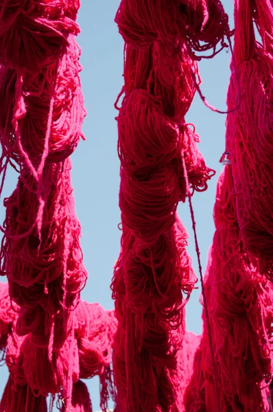 Dyed Yarn — Stock Photo, Image