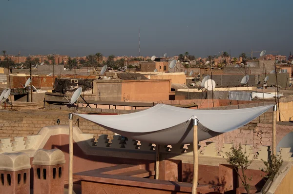 Roofs of Marrakech, Morocco — Stock Photo, Image