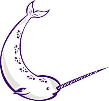 boynuzlu balina monodon Tekboynuz tek boynuzlu balina