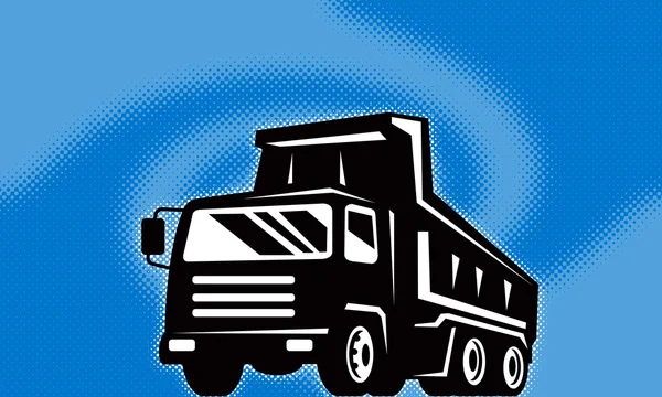 Bouw Kipper vrachtwagen — Stockfoto