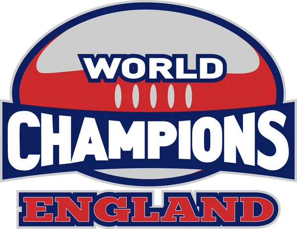 Campeões mundiais de rugby ball Inglaterra — Fotografia de Stock
