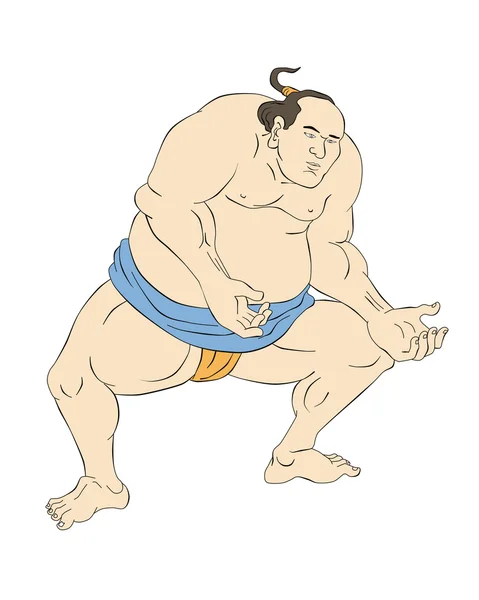 Japonský sumo zápasník — Stock fotografie