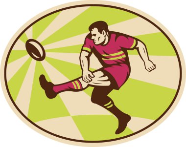 topu tekmeleme rugby oyuncusu