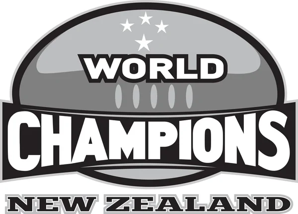 Rögbi labda világ bajnok Új-Zéland — Stock Fotó