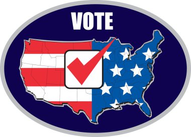 Amerikan seçimleri ABD oy Haritası