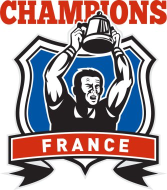 Rugby player champions cup France
