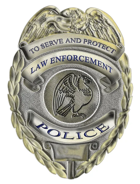 Police sheriff law enforcement badge — Stock Photo, Image