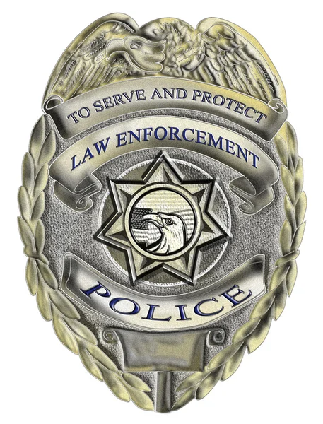 Polizeiabzeichen des Sheriffs — Stockfoto