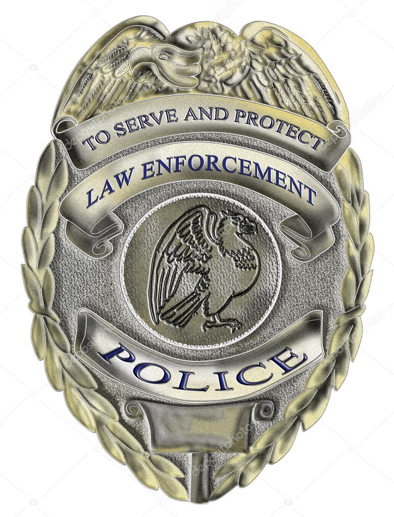 Police sheriff law enforcement badge