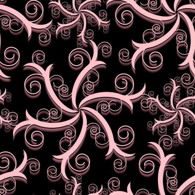 Seamless swirl pattern clipart