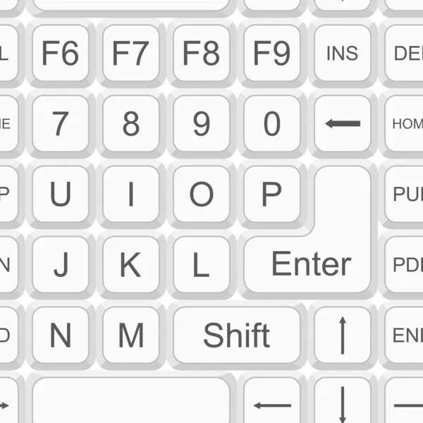 Patrón de teclado sin costuras — Archivo Imágenes Vectoriales