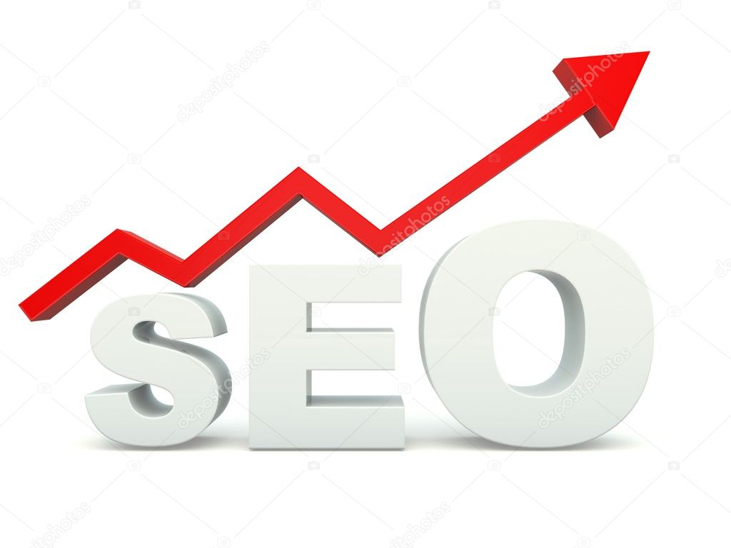 SEO sign with graph