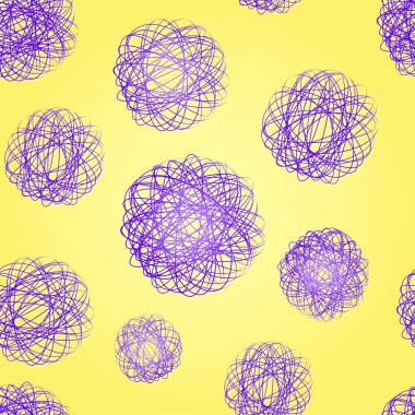 Karalama topları ile Seamless Modeli