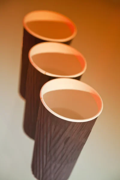 Café marrón tazas —  Fotos de Stock
