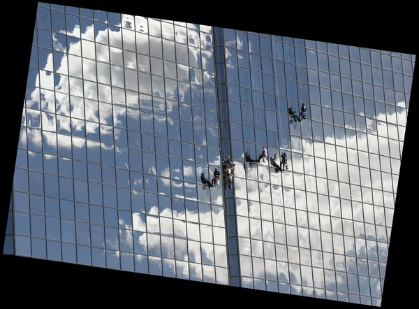 Limpadores de janelas — Fotografia de Stock