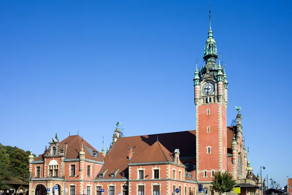 Main Railway Station in Gdansk — Stock Photo, Image