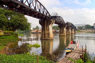 Bridge on the river Kwai clipart