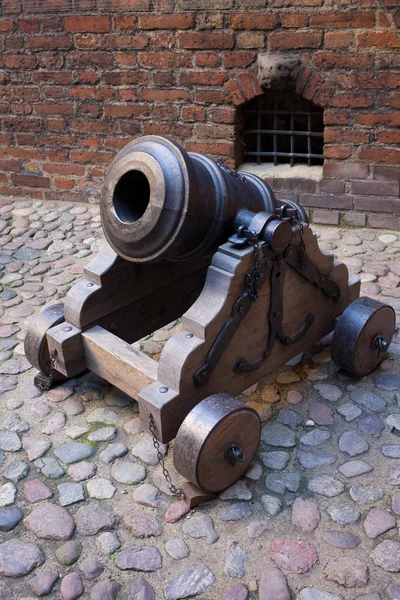 Canhão de argamassa medieval — Fotografia de Stock