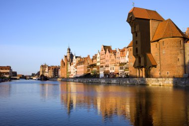 City of Gdansk in Poland clipart