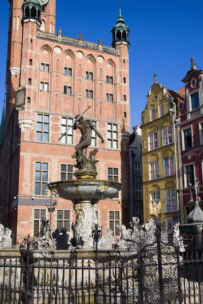Gdańsk stare miasto — Zdjęcie stockowe