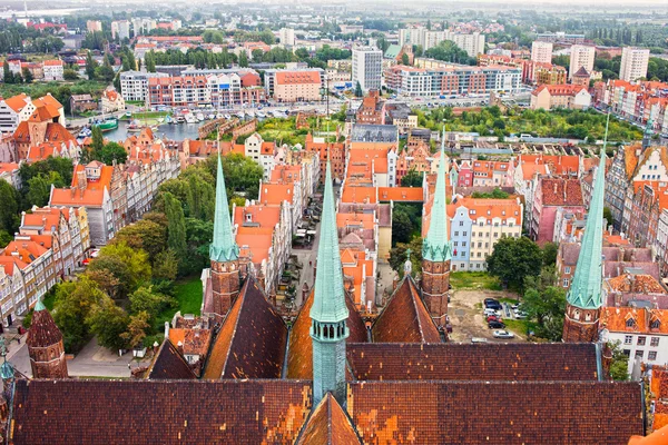 Старый город Гданьска — стоковое фото