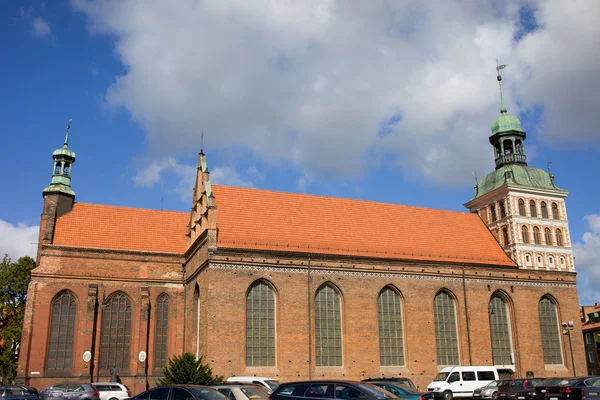 Iglesia de Santa Brígida en Gdansk — Foto de Stock