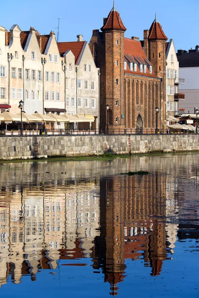 Straganiarska gate i gdansk — Stockfoto