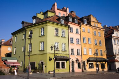 Old Town in Warsaw clipart