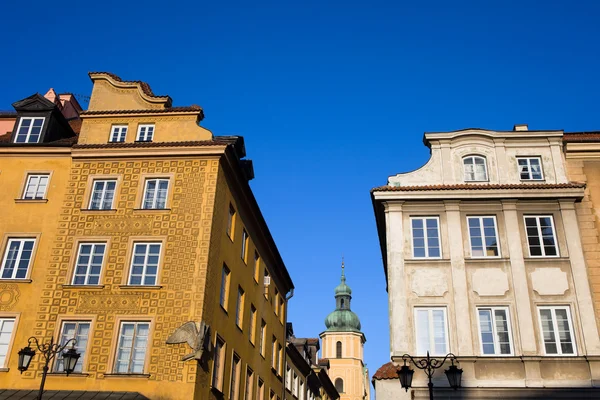 Old Town Houses in Warsaw — Stock Photo, Image