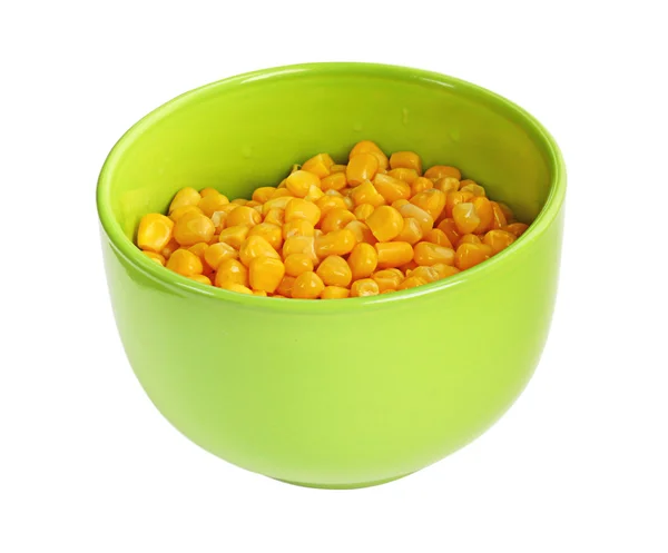 A corn is in a drinking bowl — Stock Photo, Image