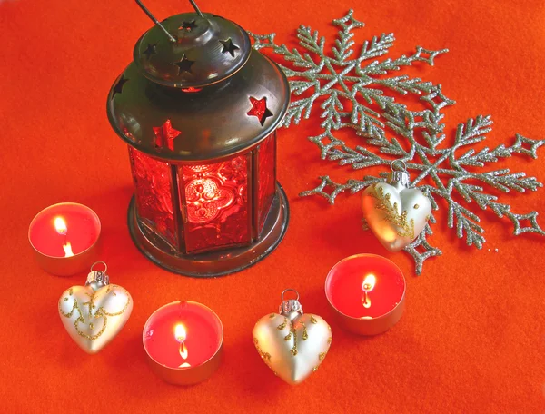Vánoční lampa — Stock fotografie