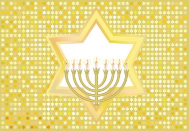 Glad background to the Jewish holiday clipart