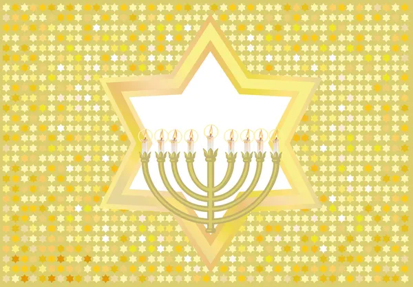 Felice sfondo per la festa ebraica — Vettoriale Stock