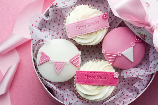 Scatola regalo Cupcake — Foto Stock