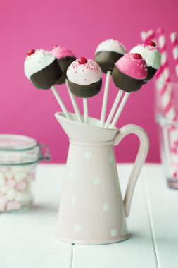 Cupcake cake pops clipart