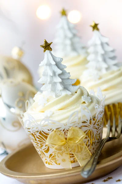 Cupcakes χριστουγεννιάτικα — Φωτογραφία Αρχείου
