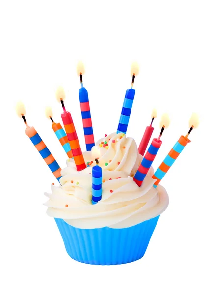 Cupcake de cumpleaños — Foto de Stock