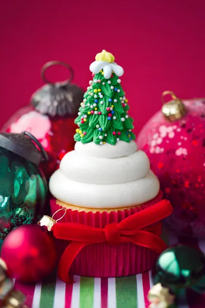 Рождественский кекс — стоковое фото