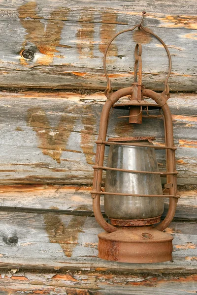 La vecchia lampada al cherosene — Foto Stock
