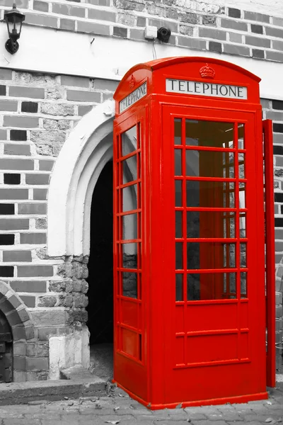 stock image Red telephone booth