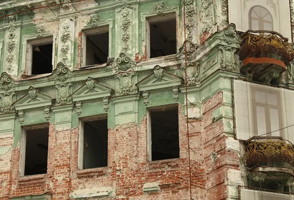 Restauratie van historische gebouw — Stockfoto