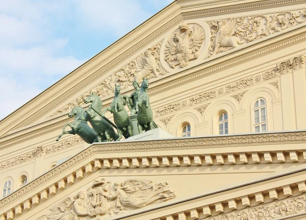 Bronze quadriga of the Bolshoi Theatre by Peter Klodt — Stock Photo, Image