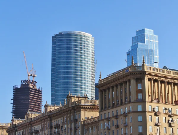 Edifícios da área "Cidade de Moscou " — Fotografia de Stock