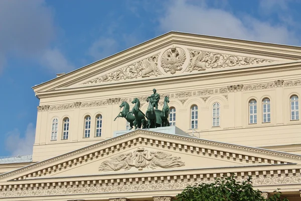 Facade of Bolshoy Theatre — Stock Photo, Image