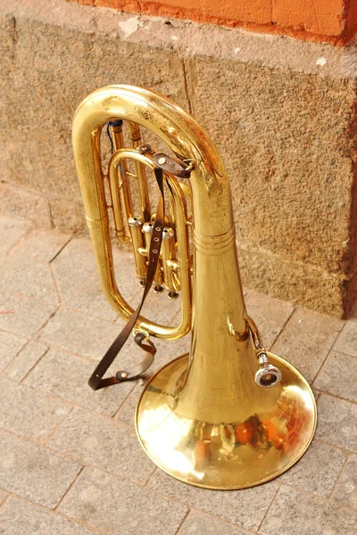 Shine of the copper tuba — Stock Photo, Image