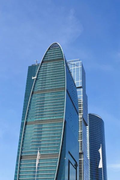 Budynki obszaru "moscow city" — Zdjęcie stockowe
